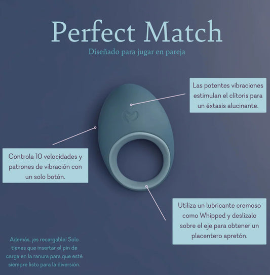 Perfect Match
Vibrating Cock Ring